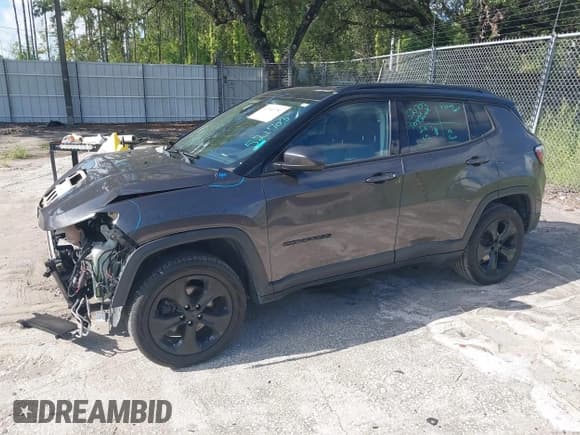 ✅ 2021 Jeep Compass Latitude • VIN: 3C4NJDBB6MT547615 • Lot: 42943752. Listed on IAAI with 52,657 mi. Free auction sales archive from the USA and detailed vehicle history report at DreamBid. Image 2.