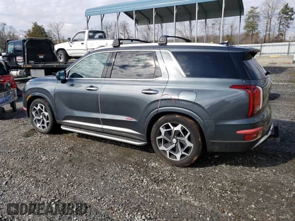 2022 Hyundai Palisade Calligraphy с VIN KM8R7DHEXNU407264, выставлен на аукционе Copart как лот 44373914 с пробегом 21 273 миль миль и Списание • Salvage title. История ставок и продаж доступна на DreamBid. Изображение 2.