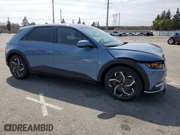 2024 Hyundai Ioniq 5 SEL with VIN KM8KN4DE1RU276535, listed as a Copart auction lot 59589294 with 1,796 mi miles and Salvage title. Bid and sale history available at DreamBid. Image 4.