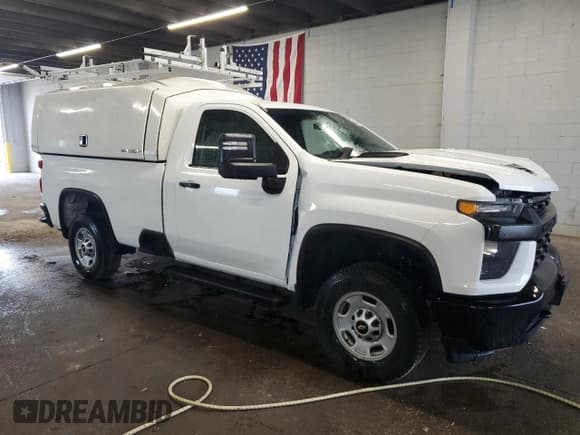 ✅ 2023 Chevrolet Silverado 2500HD Work Truck • VIN: 1GC0WLE70PF198799 • Лот: 81095345. Опубликован ранее на Copart с пробегом 37 377 миль. Бесплатный доступ к архиву аукционных продаж из США и подробный отчёт об истории автомобиля на DreamBid. Изображение 4.