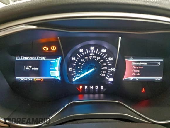 ✅ 2016 Ford Fusion SE • VIN: 3FA6P0HD2GR122582 • Lot: 96550775. Listed on Copart with 108,694 mi. Free auction sales archive from the USA and detailed vehicle history report at DreamBid. Image 9.