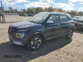 2023 Hyundai Venue Limited z VIN KMHRC8A38PU267195, wystawiony jako Copart lot #76111624 z przebiegiem 9 581 mil mil oraz Szkoda całkowita • Salvage title. Historia ofert i sprzedaży dostępna na DreamBid. Obrazek 1.