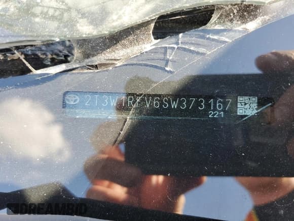 ✅ 2025 Toyota RAV4 XLE • VIN: 2T3W1RFV6SW373167 • Lot: 85940715. Listed on Copart with 19,251 mi. Free auction sales archive from the USA and detailed vehicle history report at DreamBid. Image 13.