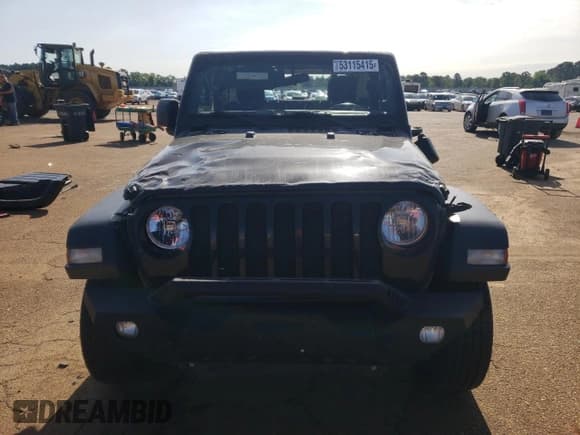✅ 2022 Jeep Wrangler Sport S • VIN: 1C4HJXAGXNW163909 • Lot: 53115415. Listed on Copart with Not provided. Free auction sales archive from the USA and detailed vehicle history report at DreamBid. Image 5.