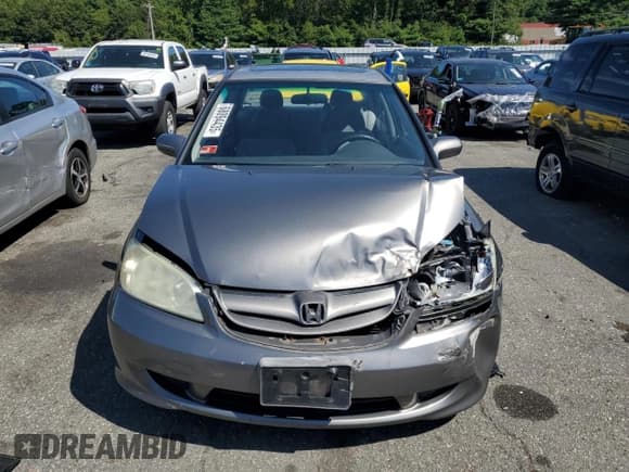 ✅ 2004 Honda Civic EX • VIN: 2HGES26834H588858 • Lot: 68094435. Listed on Copart with 120,258 mi. Free auction sales archive from the USA and detailed vehicle history report at DreamBid. Image 5.