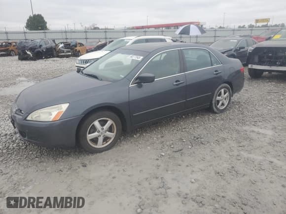 ✅ 2005 Honda Accord EX • VIN: 1HGCM567X5A083989 • Лот: 90277545. Опубликован ранее на Copart с пробегом 199 623 миль. Бесплатный доступ к архиву аукционных продаж из США и подробный отчёт об истории автомобиля на DreamBid. Изображение 1.