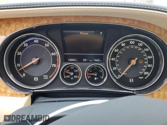 ✅ 2012 Bentley Continental GT • VIN: SCBGR3ZA8CC074600 • Lot: 77485624. Listed on Copart with 16,065 mi. Free auction sales archive from the USA and detailed vehicle history report at DreamBid. Image 9.