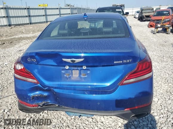 ✅ 2020 Genesis G70 3.3T • VIN: KMTG34LE9LU053508 • Lot: 75052004. Listed on Copart with 135,388 mi. Free auction sales archive from the USA and detailed vehicle history report at DreamBid. Image 6.