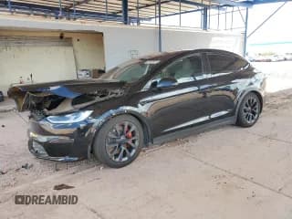 ✅ 2024 Tesla Model X Plaid • VIN: 7SAXCBE61RF435903 • Lot: 80547815. Wystawiony na Copart z przebiegiem 18 005 mil. Bezpłatny archiwum sprzedaży aukcyjnych z USA i szczegółowy raport historii pojazdu na DreamBid. Zdjęcie 1.