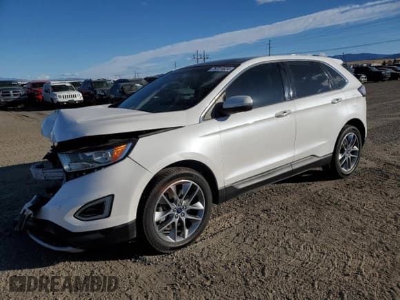 ✅ 2015 Ford Edge Titanium • VIN: 2FMPK4K8XFBB77872 • Лот: 76721624. Опубликован ранее на Copart с пробегом 117 697 миль. Бесплатный доступ к архиву аукционных продаж из США и подробный отчёт об истории автомобиля на DreamBid. Изображение 1.
