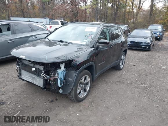 ✅ 2020 Jeep Compass Limited • VIN: 3C4NJDCB4LT246337 • Lot: 43676681. Listed on IAAI with 26,378 mi. Free auction sales archive from the USA and detailed vehicle history report at DreamBid. Image 2.