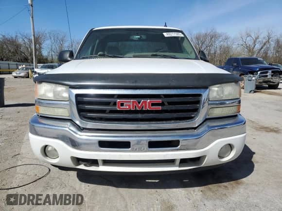 2007 GMC Sierra 1500 SLE1 with VIN 1GTEC19Z57Z194065, listed as a Copart auction lot 49217385 with 126,958 mi miles and Salvage title. Bid and sale history available at DreamBid. Image 5.