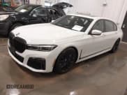 ✅ 2022 BMW 7 Series 750i xDrive • VIN: WBA7U2C03NCG89838 • Lot: 42187695. Listed on IAAI with 27,443 mi. Free auction sales archive from the USA and detailed vehicle history report at DreamBid. Image 2.