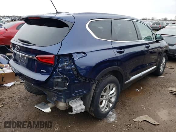 2019 Hyundai Santa Fe SE z VIN 5NMS2CAD3KH104099, wystawiony jako Copart lot #37060083 z przebiegiem 75 704 mil mil oraz . Historia ofert i sprzedaży dostępna na DreamBid. Obrazek 3.
