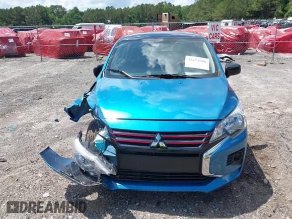 ✅ 2024 Mitsubishi Mirage Black Edition • VIN: ML32AWHJ4RH030996 • Lot: 42473988. Listed on IAAI with 10,534 mi. Free auction sales archive from the USA and detailed vehicle history report at DreamBid. Image 12.