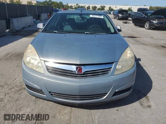 2008 Saturn Aura XE with VIN 1G8ZS57N08F199196, listed as a Copart auction lot 90277365 with 127,612 mi miles and Salvage title. Bid and sale history available at DreamBid. Image 5.