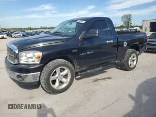 2007 Dodge 1500 SLT with VIN 1D7HA16267J632915, listed as a Copart auction lot 69849154 with 197,632 mi miles and Salvage title. Bid and sale history available at DreamBid. Image 1.