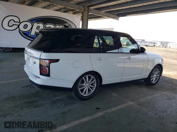 ✅ 2018 Land Rover Range Rover • VIN: SALGR2RV5JA399474 • Lot: 58605465. Wystawiony na Copart z przebiegiem 62 793 mil. Bezpłatny archiwum sprzedaży aukcyjnych z USA i szczegółowy raport historii pojazdu na DreamBid. Zdjęcie 3.