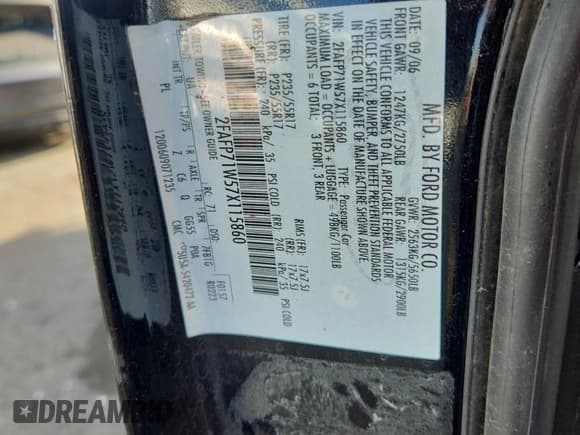 ✅ 2007 Ford Police Interceptor • VIN: 2FAFP71W57X115860 • Лот: 69674125. Опубликован ранее на Copart с пробегом 200 337 миль. Бесплатный доступ к архиву аукционных продаж из США и подробный отчёт об истории автомобиля на DreamBid. Изображение 12.