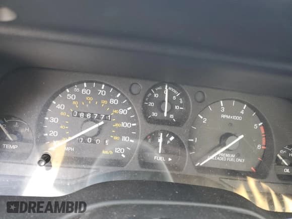 ✅ 1991 Ford Thunderbird • VIN: 1FAPP64R3MH164460 • Лот: 43114305. Опубликован ранее на Copart с пробегом 86 771 миль. Бесплатный доступ к архиву аукционных продаж из США и подробный отчёт об истории автомобиля на DreamBid. Изображение 9.