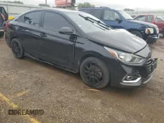 2020 Hyundai Accent SE z VIN 3KPC24A64LE120946, wystawiony jako Copart lot #68387465 z przebiegiem 50 999 mil mil oraz Szkoda całkowita • Salvage title. Historia ofert i sprzedaży dostępna na DreamBid. Obrazek 4.