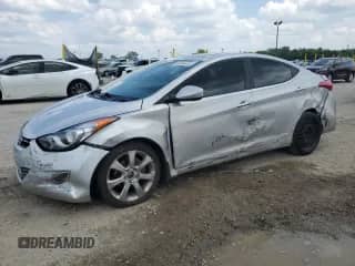 2012 Hyundai Elantra Limited z VIN KMHDH4AE9CU441436, wystawiony jako Copart lot #64636455 z przebiegiem 112 462 mil mil oraz Szkoda całkowita • Salvage title. Historia ofert i sprzedaży dostępna na DreamBid. Obrazek 1.