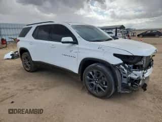 2021 Chevrolet Traverse RS z VIN 1GNERJKW8MJ224000, wystawiony jako Copart lot #82287385 z przebiegiem 65 494 mil mil oraz Szkoda całkowita • Salvage title. Historia ofert i sprzedaży dostępna na DreamBid. Obrazek 4.