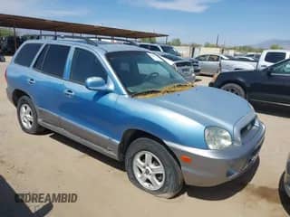 2004 Hyundai Santa Fe GLS with VIN KM8SC73E54U782368, listed as a IAAI auction lot 42379772 with 120,244 mi miles and . Bid and sale history available at DreamBid. Image 1.