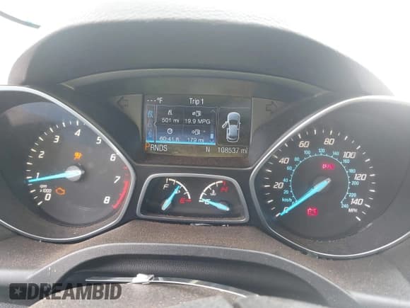 ✅ 2013 Ford Escape Titanium • VIN: 1FMCU9J99DUD68058 • Lot: 42124825. Listed on IAAI with 108,537 mi. Free auction sales archive from the USA and detailed vehicle history report at DreamBid. Image 7.