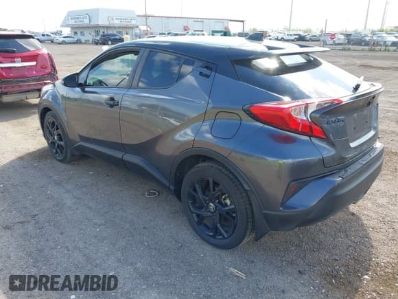 ✅ 2021 Toyota C-HR LE • VIN: JTNKHMBX2M1105802 • Lot: 42592556. Listed on IAAI with 43,244 mi. Free auction sales archive from the USA and detailed vehicle history report at DreamBid. Image 3.