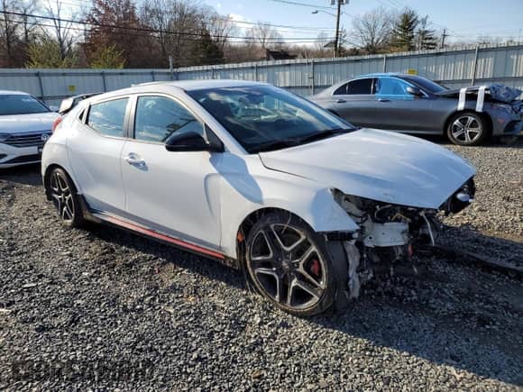 2020 Hyundai Veloster z VIN KMHT36AH9LU005797, wystawiony jako Copart lot #84624294 z przebiegiem 79 573 mil mil oraz Szkoda całkowita • Salvage title. Historia ofert i sprzedaży dostępna na DreamBid. Obrazek 4.