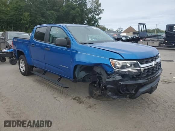 2022 Chevrolet Colorado 4WD Work Truck z VIN 1GCGTBEN3N1258228, wystawiony jako Copart lot #71252075 z przebiegiem 57 031 mil mil oraz Szkoda całkowita • Salvage title. Historia ofert i sprzedaży dostępna na DreamBid. Obrazek 4.