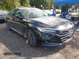 2021 Honda Accord EX-L z VIN 1HGCV1F50MA044878, wystawiony jako IAAI lot #43234225 z przebiegiem 33 817 mil mil oraz . Historia ofert i sprzedaży dostępna na DreamBid. Obrazek 1.