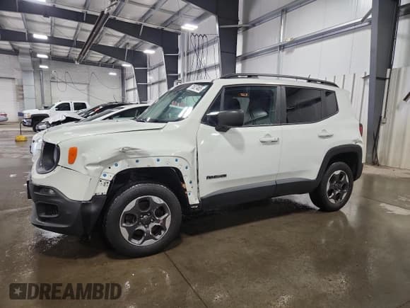 ✅ 2016 Jeep Renegade Sport • VIN: ZACCJBAT6GPD16361 • Lot: 71827465. Listed on Copart with 102,488 mi. Free auction sales archive from the USA and detailed vehicle history report at DreamBid. Image 1.