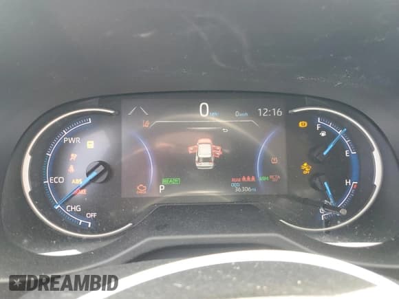 ✅ 2023 Toyota RAV4 Hybrid XLE • VIN: 4T3RWRFV6PU093769 • Lot: 63610005. Listed on Copart with 36,306 mi. Free auction sales archive from the USA and detailed vehicle history report at DreamBid. Image 9.