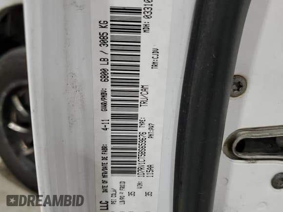 ✅ 2011 Ram 1500 Sport • VIN: 1D7RV1CT5BS659676 • Lot: 86716505. Listed on Copart with 157,817 mi. Free auction sales archive from the USA and detailed vehicle history report at DreamBid. Image 12.