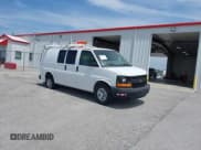 ✅ 2014 Chevrolet Express Cargo • VIN: 1GCWGFCA8E1198079 • Lot: 42632731. Listed on IAAI with 133,718 mi. Free auction sales archive from the USA and detailed vehicle history report at DreamBid. Image 1.
