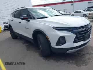2022 Chevrolet Blazer LT z VIN 3GNKBHR42NS220397, wystawiony jako IAAI lot #43274385 z przebiegiem 27 968 mil mil oraz . Historia ofert i sprzedaży dostępna na DreamBid. Obrazek 1.