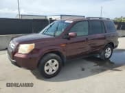 ✅ 2008 Honda Pilot VP • VIN: 5FNYF28208B031037 • Lot: 81068035. Listed on Copart with 222,264 mi. Free auction sales archive from the USA and detailed vehicle history report at DreamBid. Image 1.