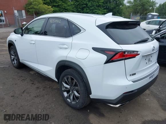 ✅ 2017 Lexus NX 200t • VIN: JTJYARBZ3H2067690 • Lot: 42511412. Listed on IAAI with 119,606 mi. Free auction sales archive from the USA and detailed vehicle history report at DreamBid. Image 3.