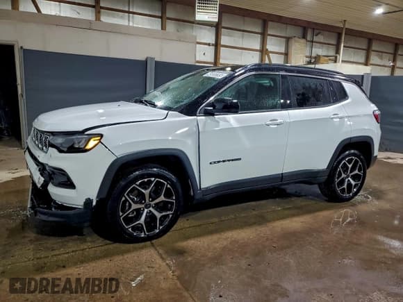 ✅ 2025 Jeep Compass Limited • VIN: 3C4NJDCN8ST624846 • Lot: 94930285. Listed on Copart with 3,259 mi. Free auction sales archive from the USA and detailed vehicle history report at DreamBid. Image 1.