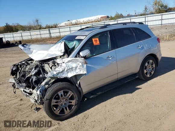✅ 2007 Acura MDX Technology • VIN: 2HNYD28447H527274 • Lot: 90460225. Wystawiony na Copart z przebiegiem Nie podano. Bezpłatny archiwum sprzedaży aukcyjnych z USA i szczegółowy raport historii pojazdu na DreamBid. Zdjęcie 1.