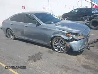 2015 Hyundai Genesis 5.0L z VIN KMHGN4JF8FU027096, wystawiony jako IAAI lot #42851684 z przebiegiem 138 940 mil mil oraz . Historia ofert i sprzedaży dostępna na DreamBid. Obrazek 1.