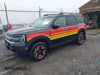✅ 2024 Ford Bronco Sport Free Wheeling • VIN: 3FMCR9K69RRE29672 • Лот: 43317848. Опубликован ранее на IAAI с пробегом 25 220 миль. Бесплатный доступ к архиву аукционных продаж из США и подробный отчёт об истории автомобиля на DreamBid. Изображение 2.
