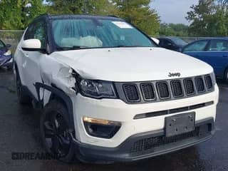 2021 Jeep Compass Altitude with VIN 3C4NJDBB6MT586270, listed as a IAAI auction lot 43250792 with 62,538 mi miles and . Bid and sale history available at DreamBid. Image 1.