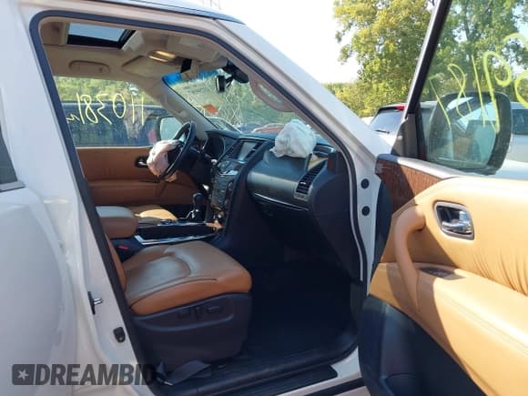 ✅ 2017 Nissan Armada Platinum • VIN: JN8AY2NC1H9502653 • Lot: 43259187. Listed on IAAI with 110,381 mi. Free auction sales archive from the USA and detailed vehicle history report at DreamBid. Image 5.