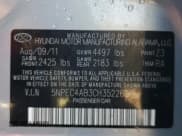 ✅ 2012 Hyundai Sonata Limited • VIN: 5NPEC4AB3CH352260 • Lot: 92030405. Listed on Copart with 74,059 mi. Free auction sales archive from the USA and detailed vehicle history report at DreamBid. Image 12.