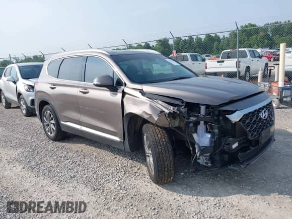 2019 Hyundai Santa Fe Ultimate z VIN 5NMS53AD8KH061810, wystawiony jako IAAI lot #42481330 z przebiegiem 96 030 mil mil oraz . Historia ofert i sprzedaży dostępna na DreamBid. Obrazek 1.