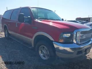 ✅ 2002 Ford Excursion Limited • VIN: 1FMNU42L62EB40225 • Lot: 42670777. Listed on IAAI with 231,351 mi. Free auction sales archive from the USA and detailed vehicle history report at DreamBid. Image 1.
