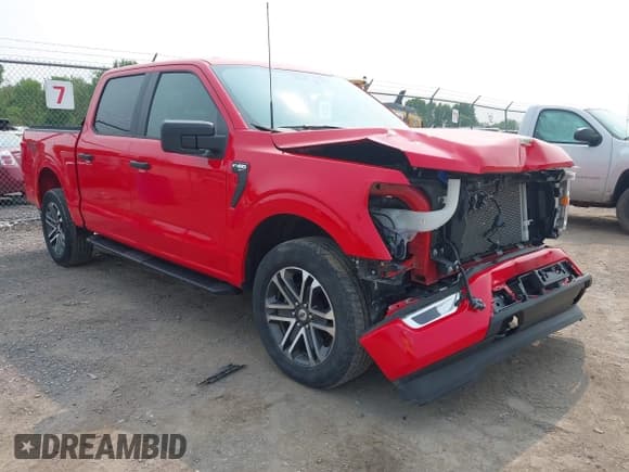 ✅ 2022 Ford F-150 XL • VIN: 1FTEW1EP0NKE81458 • Lot: 42404476. Listed on IAAI with 49,487 mi. Free auction sales archive from the USA and detailed vehicle history report at DreamBid. Image 1.